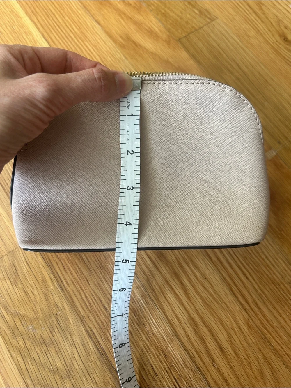 Michael Kors Light Blush Saffiano Leather Cosmetic Case